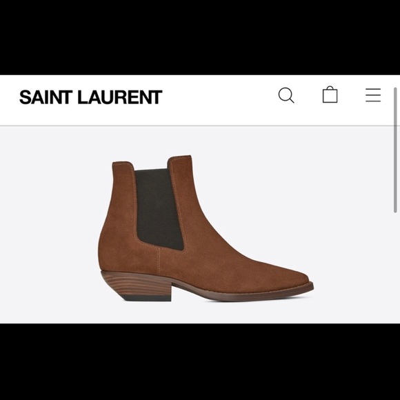 Saint Laurent Theo 45 Chelsea Ankle Boot - Picture 6 of 6